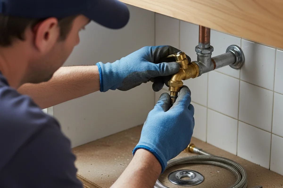 Shutoff valve and fitting work during Emergency Plumbing in Boiling Springs